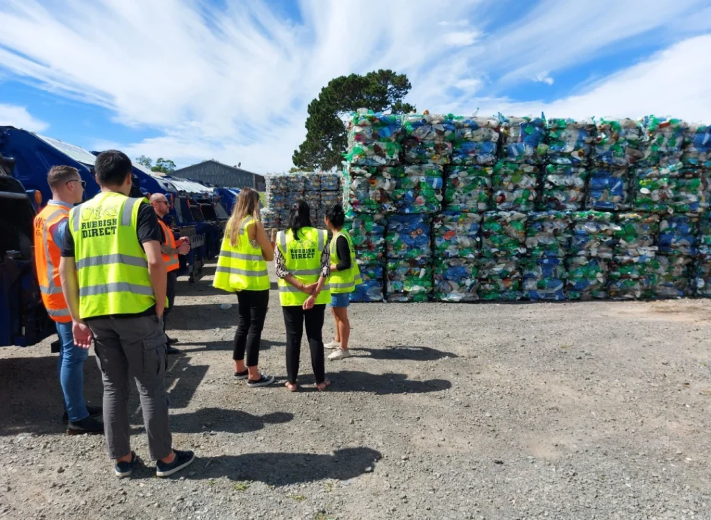 Rubbish Direct Recycling Facility Tour Showing Responsible Rubbish and Recycling Services