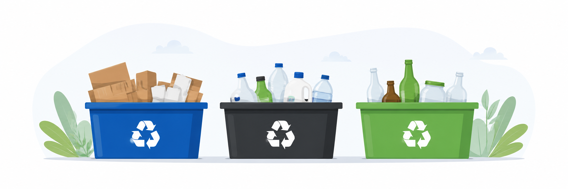 Recycling Materials Collected Separately by Rubbish Direct