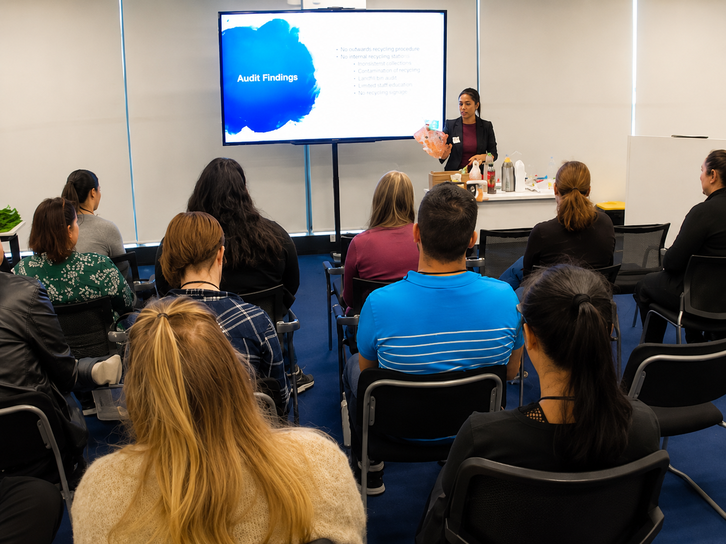 Rubbish Direct Staff Taking Part in Workplace Training