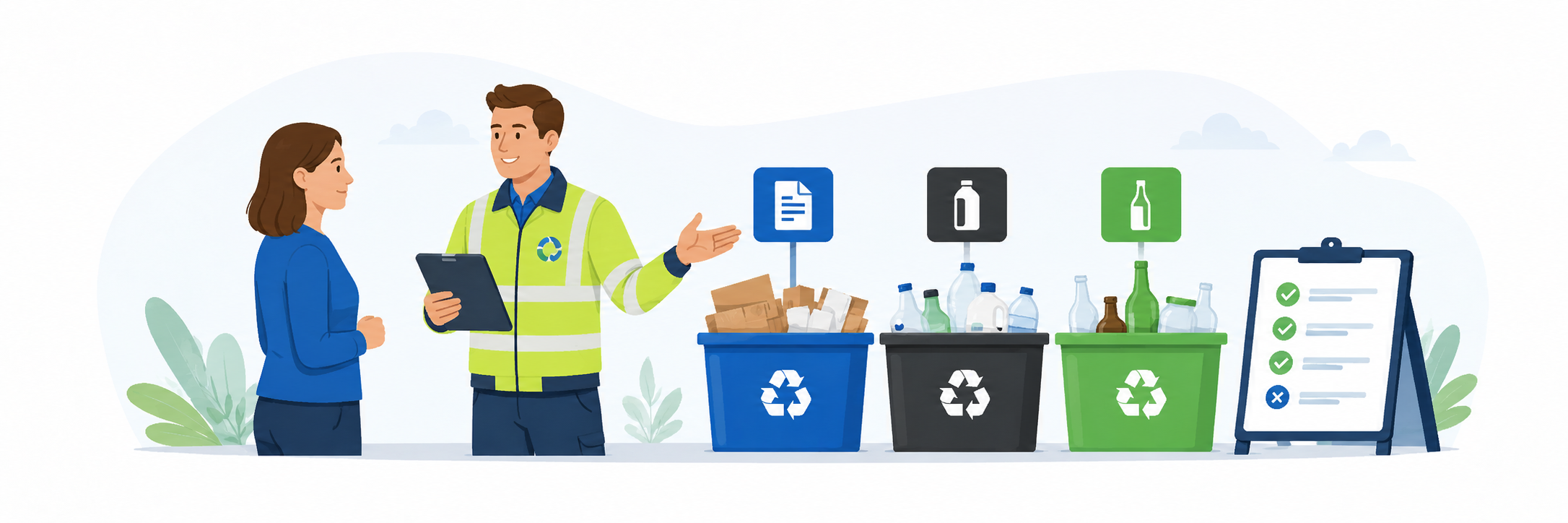 Rubbish Direct Recycling Audit and Advice for Contamination Signage and Waste Streams