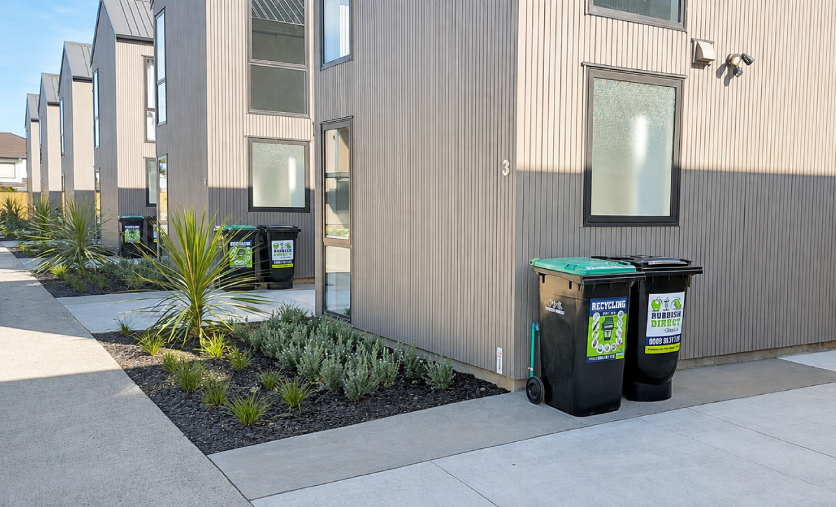 Residential Rubbish and Recycling Services for Townhouse Homes