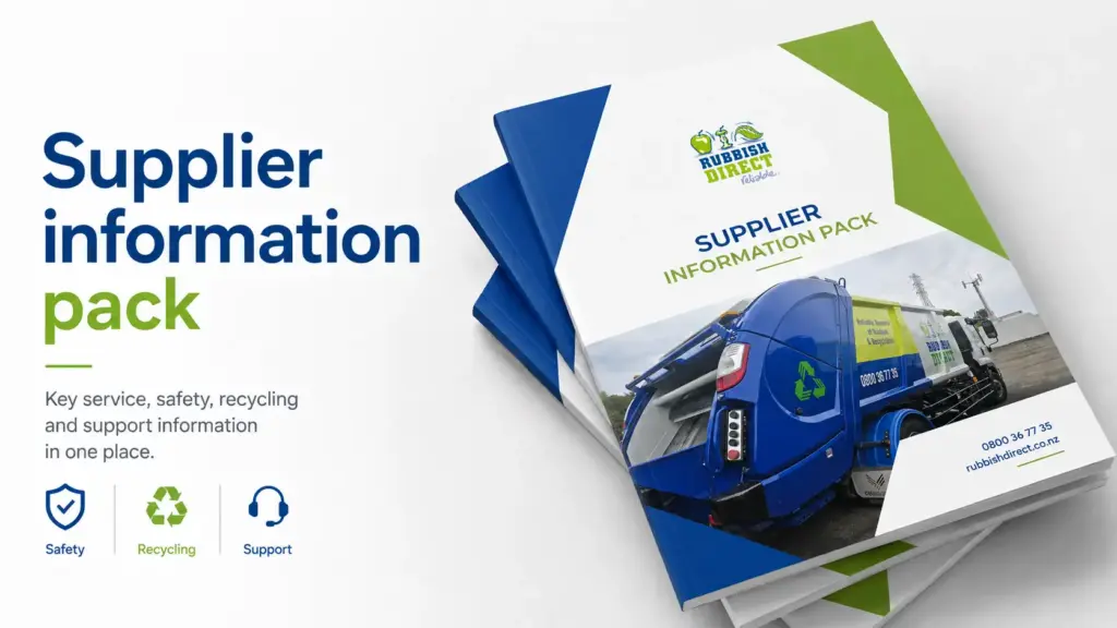 Rubbish Direct Responsible Waste Services Supplier Information Pack