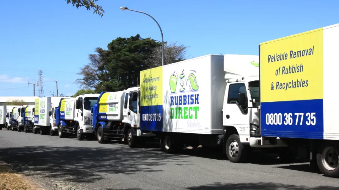 Rubbish Direct Waste and Recycling Fleet in Auckland
