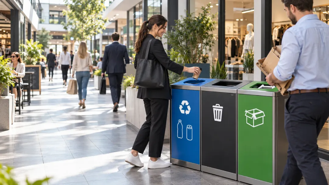 Office Waste Collection and Recycling in a Shared Commercial Space