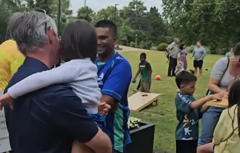 Rubbish Direct Staff and Families at a Company Event