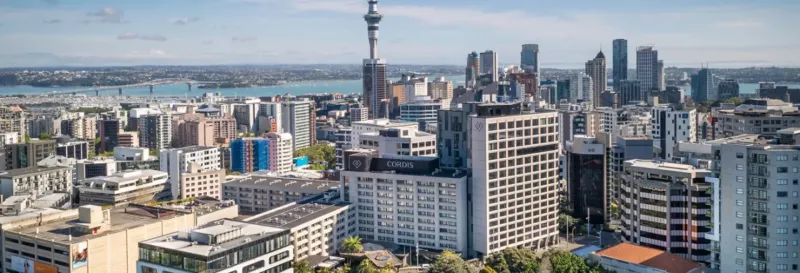Auckland City View for the Cordis Auckland Case Study