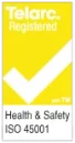 ISO 45001 certified occupational health and safety management system